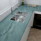 VaryPaper Teal Blue Marble Contact Paper