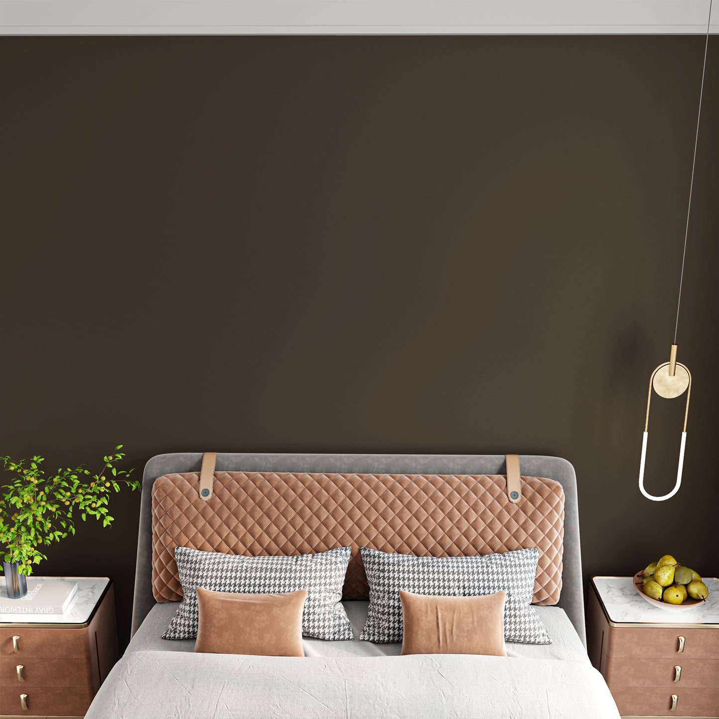 VaryPaper Dark Brown Contact Paper Skin-friendly