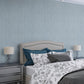 VaryPaper Grayish Blue Grasscloth Wallpaper