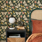 VaryPaper Dark Daisy Butterfly Peony FLoral Wallpaper