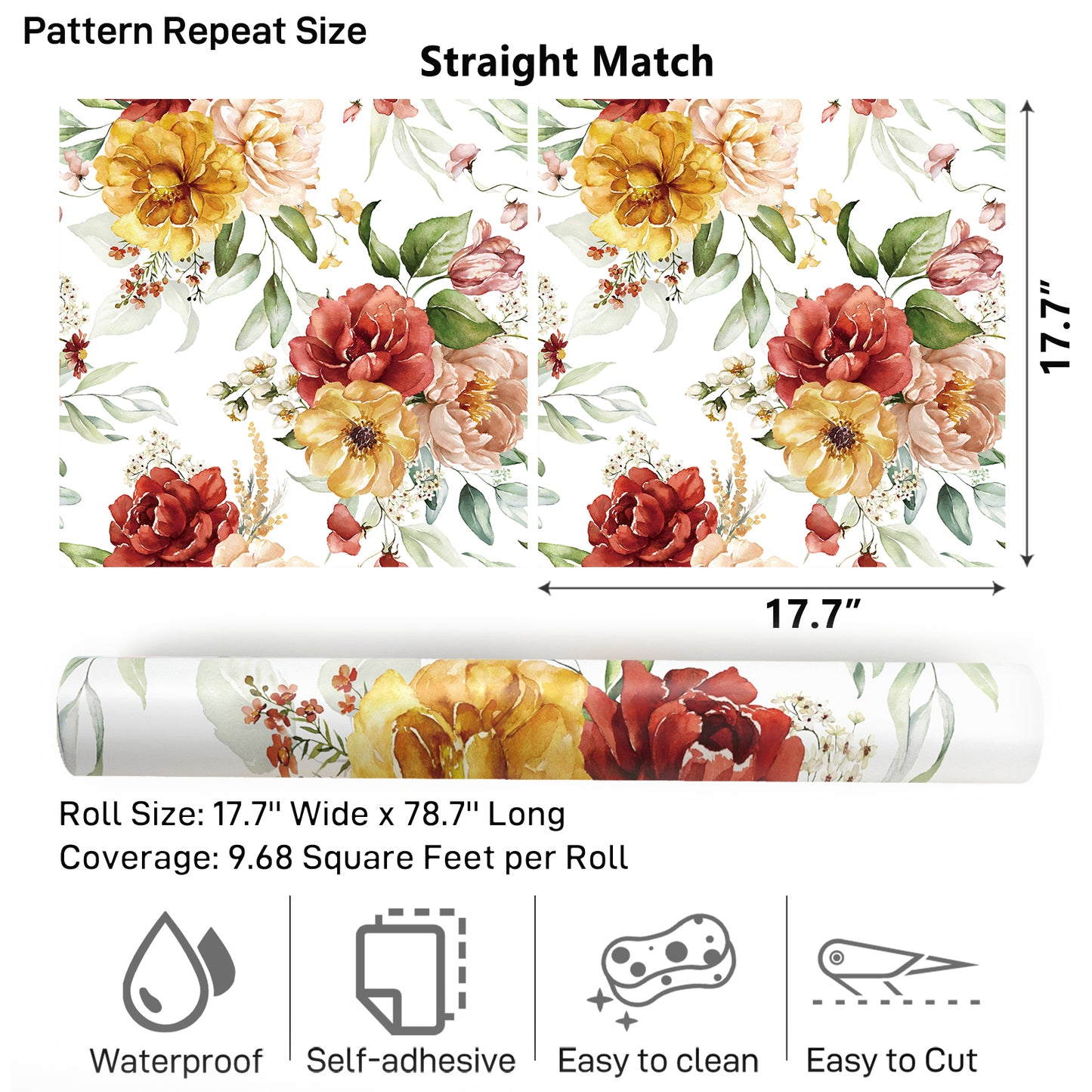 VaryPaper Petunia Butterfly Peony Wallpaper