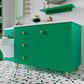 VaryPaper Thick Matte Green Peel and Stick Wallpaper