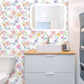 VaryPaper Watercolor Peony Floral Peel and Stick Wallpaper