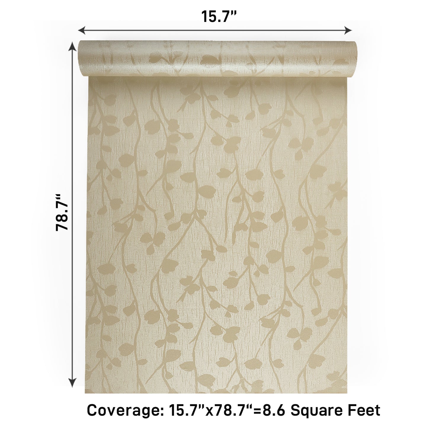 VaryPaper Silk Embossed Beige Contact Paper