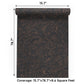 VaryPaper Industrial Black Brown Concrete Wallpaper