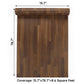 VaryPaper Dark Brown Butcher Block Wood Contact Paper