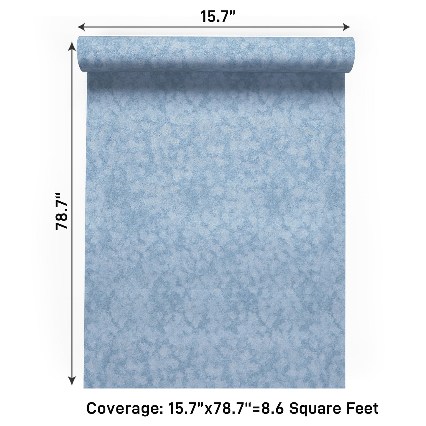 VaryPaper Light Blue Velvet Wallpaper