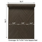 VaryPaper Herringbone Dark Brown Wood Contact Paper