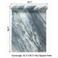 VaryPaper Glossy Blue Grey Marble Contact Paper