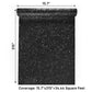 VaryPaper Black Chunky Glitter Wallpaper