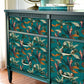 VaryPaper Exotic Teal Blue Leaf Tropical Wallpaper