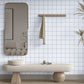 VaryPaper Black and White Square Grid Wallpaper