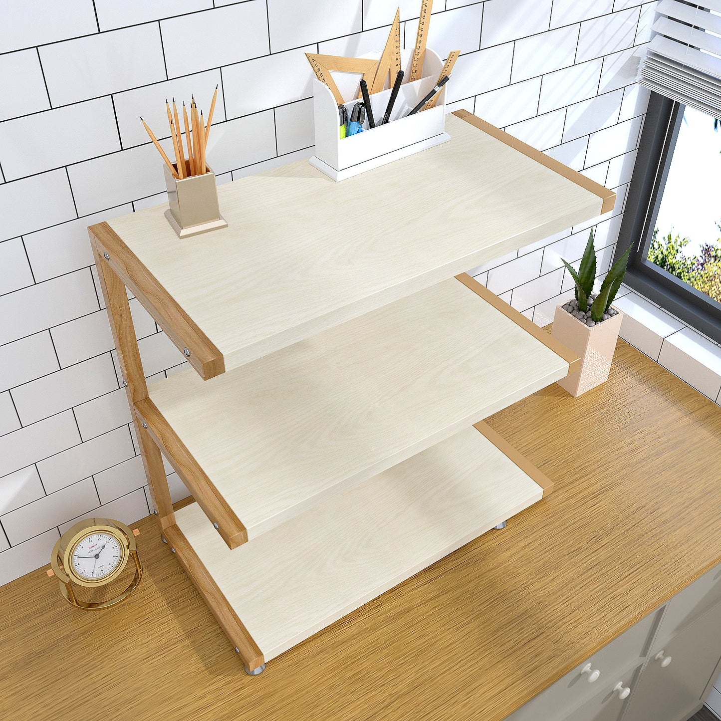 VaryPaper Off White Wood Grain Contact Paper