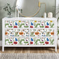VaryPaper Boho Dragonfly Floral Peel and Stick Wallpaper
