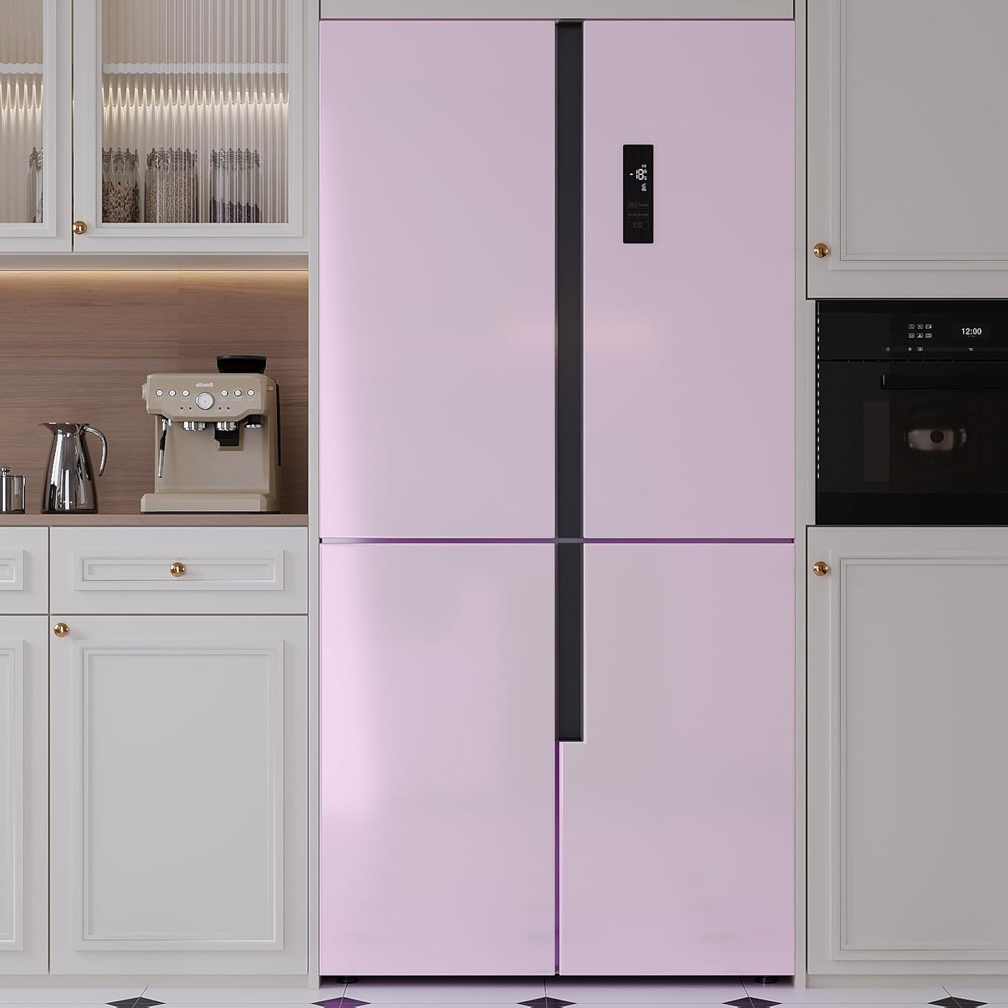 VaryPaper Lustre Pale Pink Stainless Steel Contact Paper