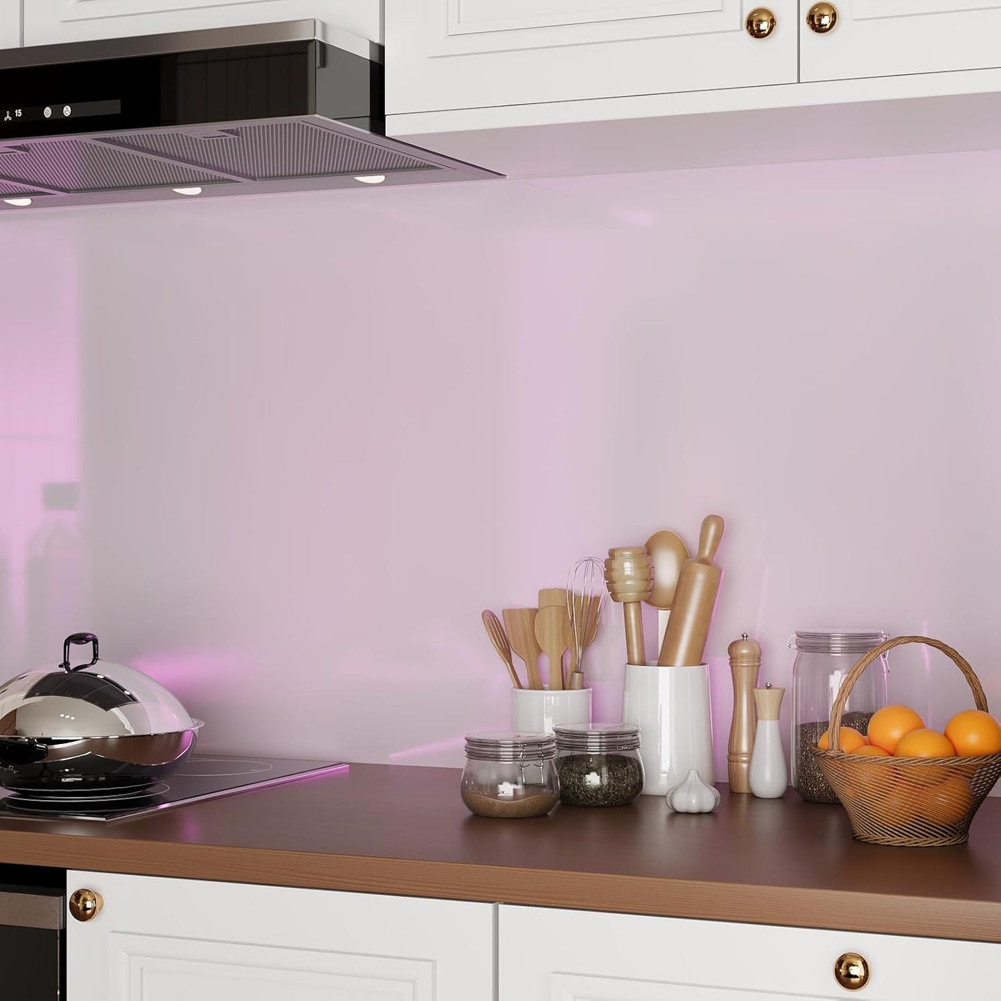 VaryPaper Lustre Pale Pink Stainless Steel Contact Paper