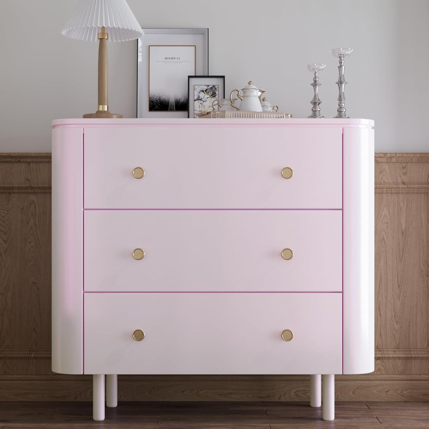 VaryPaper Lustre Pale Pink Stainless Steel Contact Paper