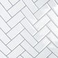 VaryPaper White Herringbone Backsplash Wall Tiles