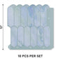 VaryPaper Pale Green Blue Marble Backsplash Wall Tiles