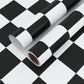 VaryPaper Thick Black and White Checkered Wallpaper