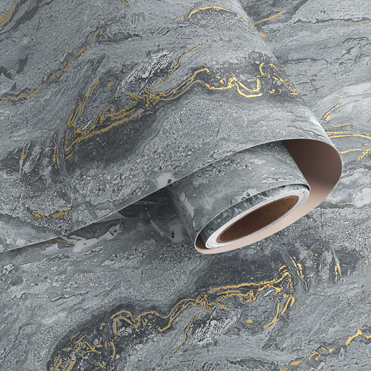 VaryPaper Matte Grey Marble Contact Paper