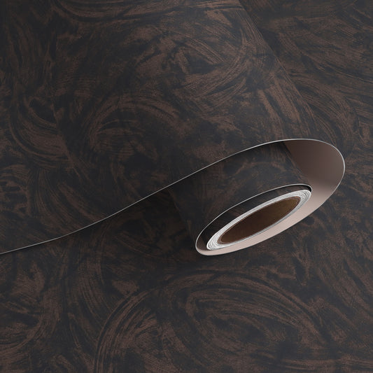 VaryPaper Industrial Black Brown Concrete Wallpaper