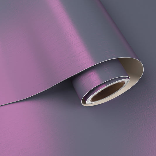 VaryPaper Gradient Purple Brushed Stainless Steel Contact Paper