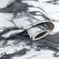 VaryPaper Black and White Marble Contact Paper