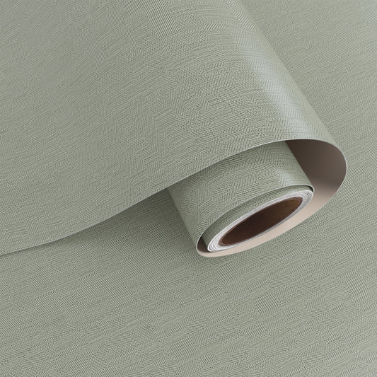 VaryPaper Light Sage Green Grasscloth Wallpaper