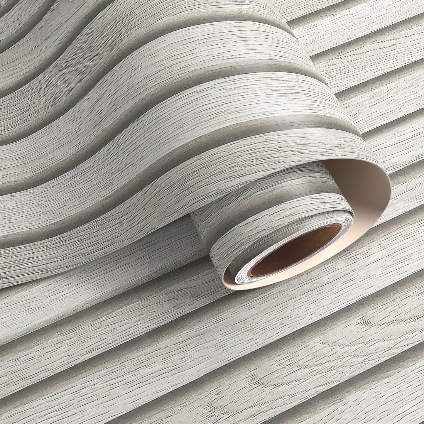 VaryPaper Grey Wood Slat Wallpaper