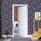 VaryPaper Exotic Blue Floral Peel and Stick Wallpaper