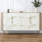 VaryPaper Matte Gold Beige Marble Contact Paper