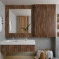 VaryPaper Dark Brown Butcher Block Wood Contact Paper