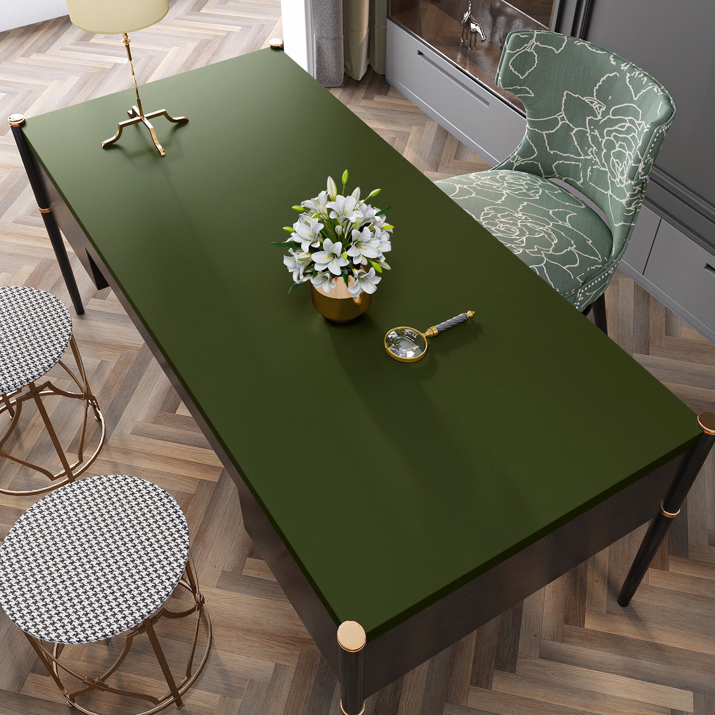 VaryPaper Thick Olive Green Peel and Stick Wallpaper