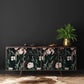 VaryPaper Black Green Pink Floral Wallpaper