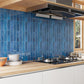 VaryPaper Sea Blue Peel and Stick Backsplash Wall Tiles