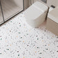 VaryPaper White Terrazzo Peel and Stick Floor Tile