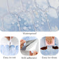 VaryPaper Cream Blue Long Fish Scale Backsplash Wall Tiles