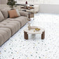 VaryPaper White Terrazzo Peel and Stick Floor Tile
