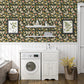 VaryPaper Dark Daisy Butterfly Peony FLoral Wallpaper