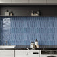 VaryPaper Blue Peel and Stick Backsplash Wall Tiles