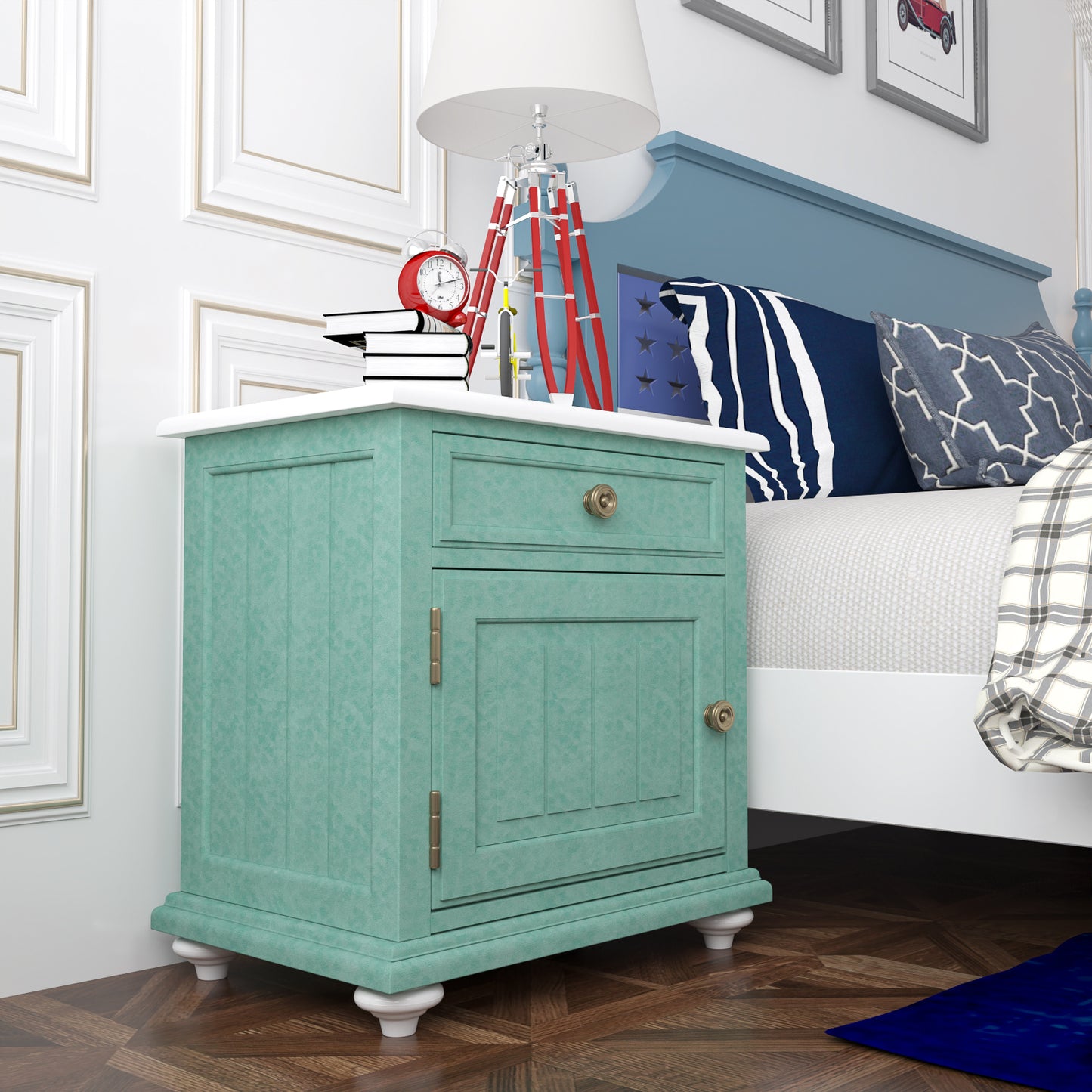 VaryPaper Mint Green Velvet Wallpaper