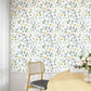 VaryPaper Watercolor Leaf Daisy Butterfly Wallpaper