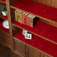 VaryPaper Red Crushed Velvet Flocking Contact Paper
