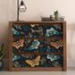 VaryPaper Whimsical Dark Floral Butterfly Wallpaper