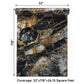 VaryPaper Black and Gold Marble Marble Contact Paper