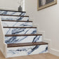 VaryPaper Navy Blue and White Marble Contact Paper