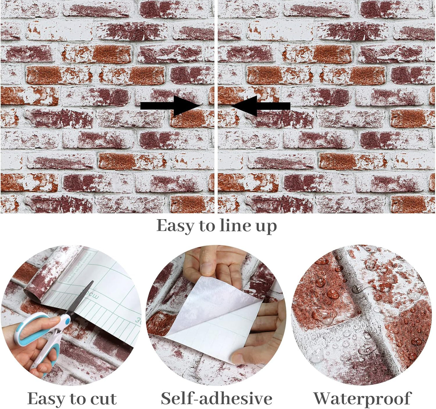 VaryPaper Rustic Red Brick Wallpaper