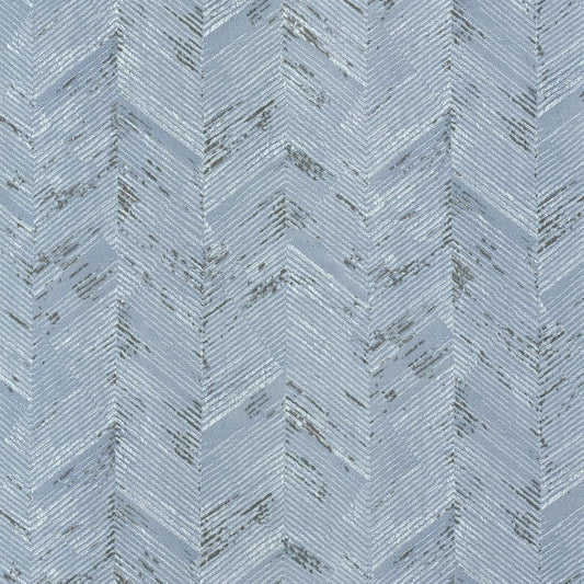 VaryPaper Light Blue Herringbone Grasscloth Wallpaper