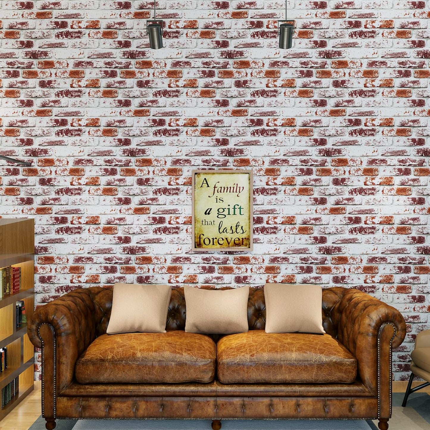 VaryPaper Rustic Red Brick Wallpaper